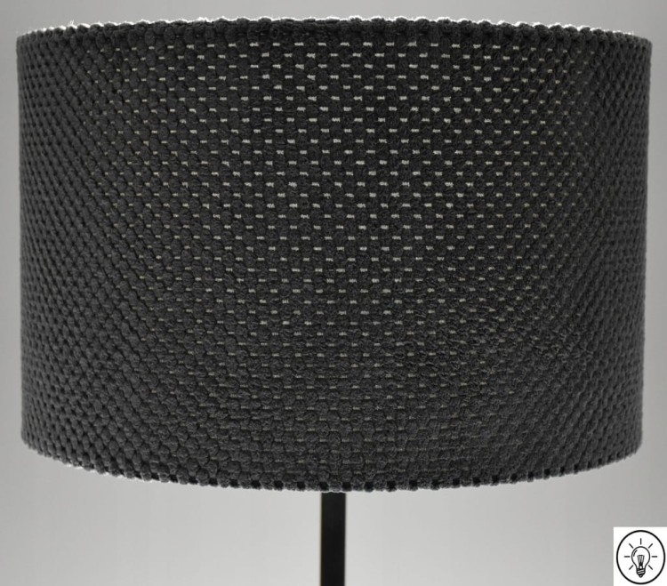 ABAŻUR grafitowy SAVIO - walec 25