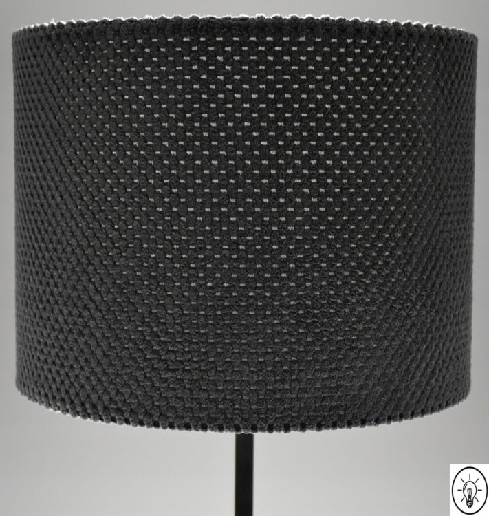 ABAŻUR grafitowy SAVIO - walec 15