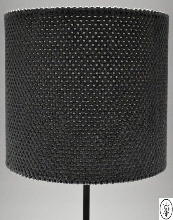 ABAŻUR grafitowy SAVIO - walec 13