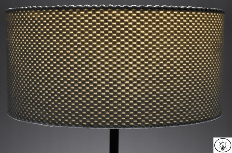 ABAŻUR jasno szary SAVIO - walec 40