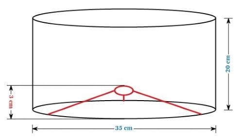 ABAŻUR Kolory Ziemi AGELLO - walec 35