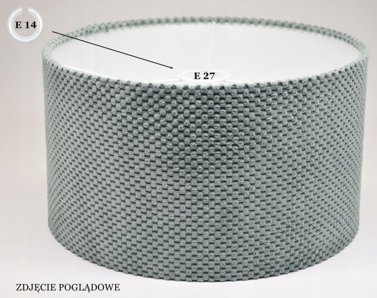 ABAŻUR szałwia SAVIO - walec 20