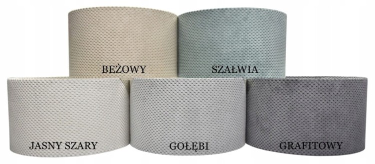 ABAŻUR szałwia SAVIO - walec 50