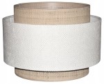 Abażur biały / rafia AREZZO - tort 35