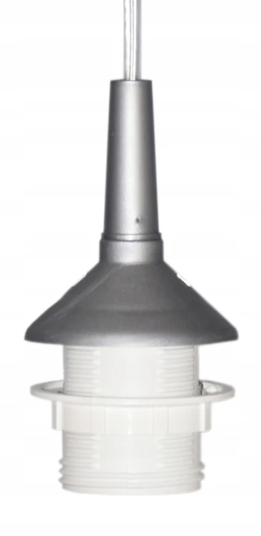 Zawieszenie Zawiesie Zwis Lampa do Abażura Klosza ST SREBRNE E27 FARINI