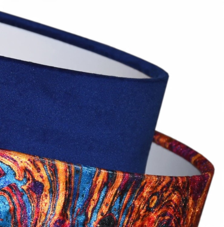 Lampa wisząca Abażur Lawa PANCA - tort 45 - detal 2