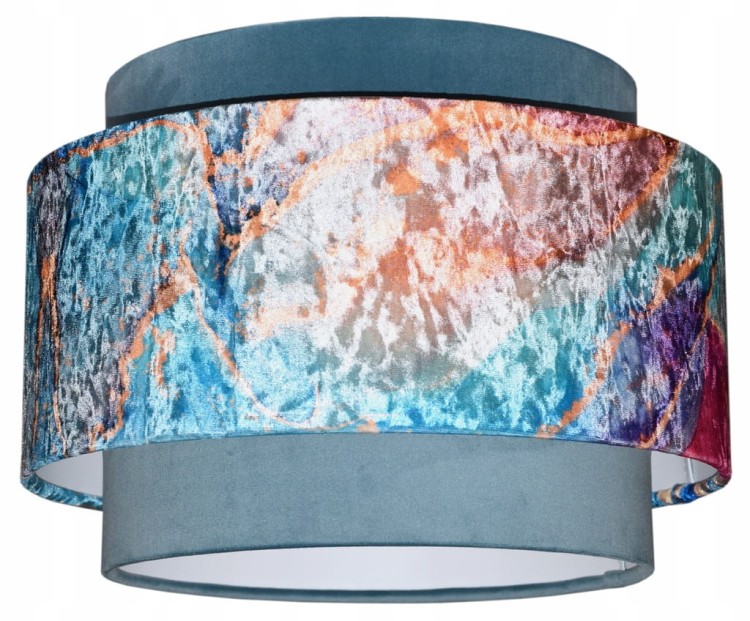 Lampa wisząca Abażur Geody 02 PANCA - tort 45 - zgaszony