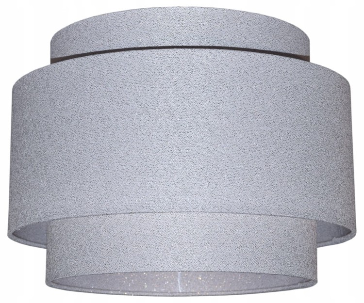 Lampa wisząca Abażur perłowy ANDRIA- tort 35 - zgaszony