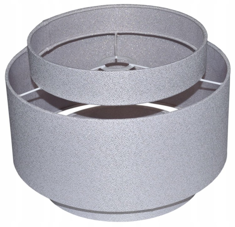 Lampa wisząca Abażur perłowy ANDRIA- tort 45 - mocowanie