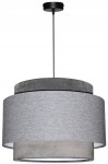 Lampa wisząca Abażur szary AVOLA - tort 45