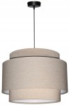 Lampa wisząca Abażur beżowy AVOLA - tort 35