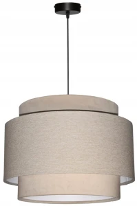Lampa wisząca Abażur beżowy AVOLA - tort 45