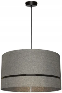 Lampa wisząca Abażur stare złoto PRATO - podwójny 40