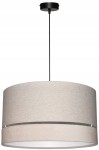 Lampa wisząca Abażur beżowy AVOLA - podwójny 40