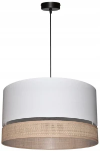  Lampa wisząca Abażur biały MIRANO - podwójny 40