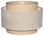 Abażur beżowy / rafia VENOSA - tort 35