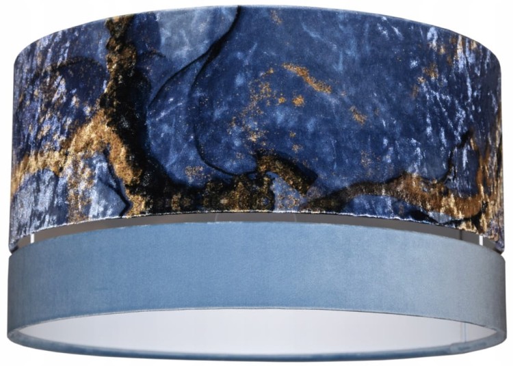 Lampa wisząca Abażur Geody 02 PANCA - podwójny 40 - zgaszony