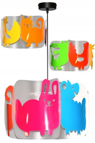 Lampa wisząca Abażur Zwierządka - 3D