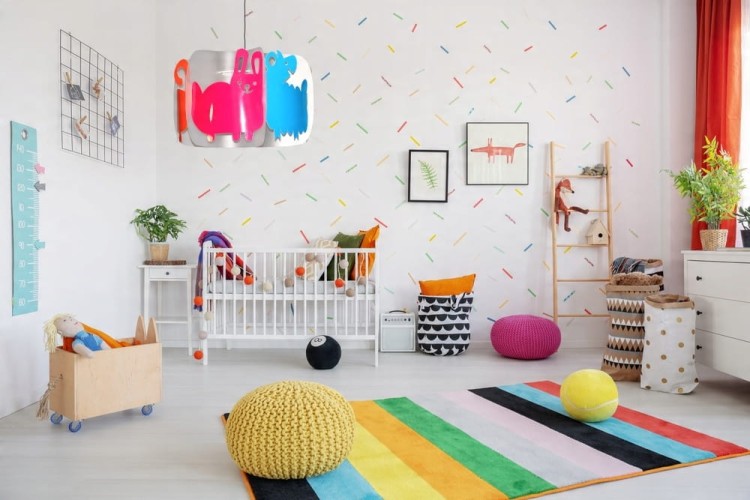 Lampa wisząca Abażur Zwierządka - 3D - aranżacja 2