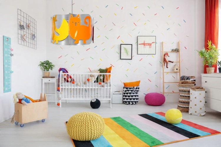 Lampa wisząca Abażur Zwierządka - 3D - aranżacja 3