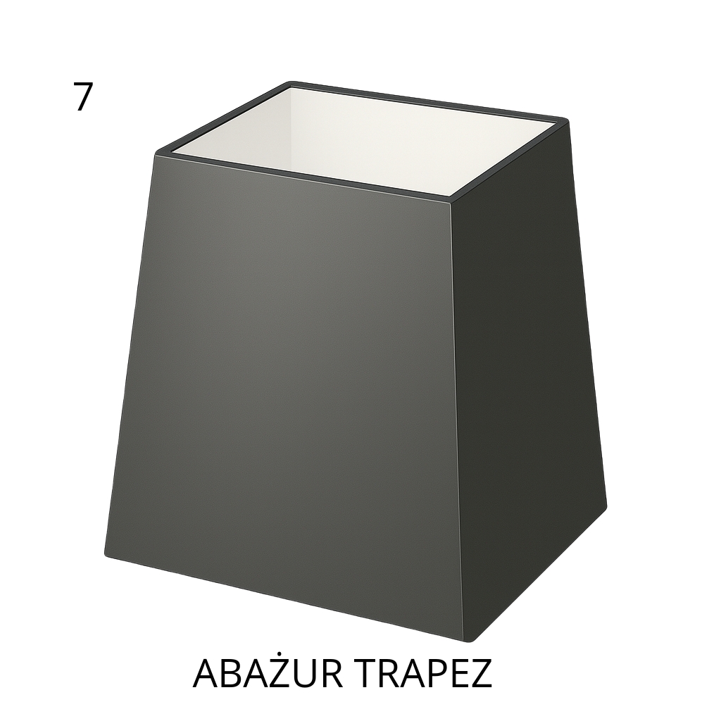 ABAŻUR TRAPEZ O PODSTAWIE KWADRATU